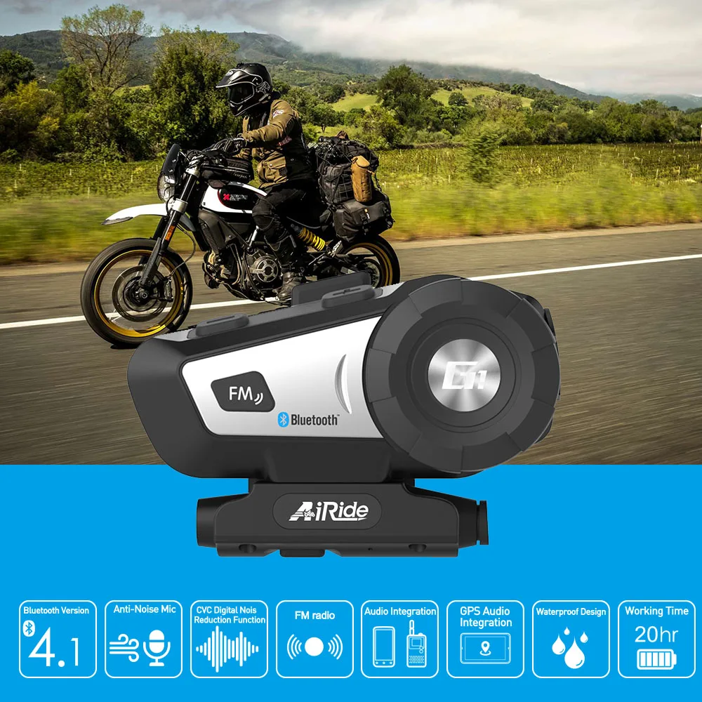 motorcycle wireless headset