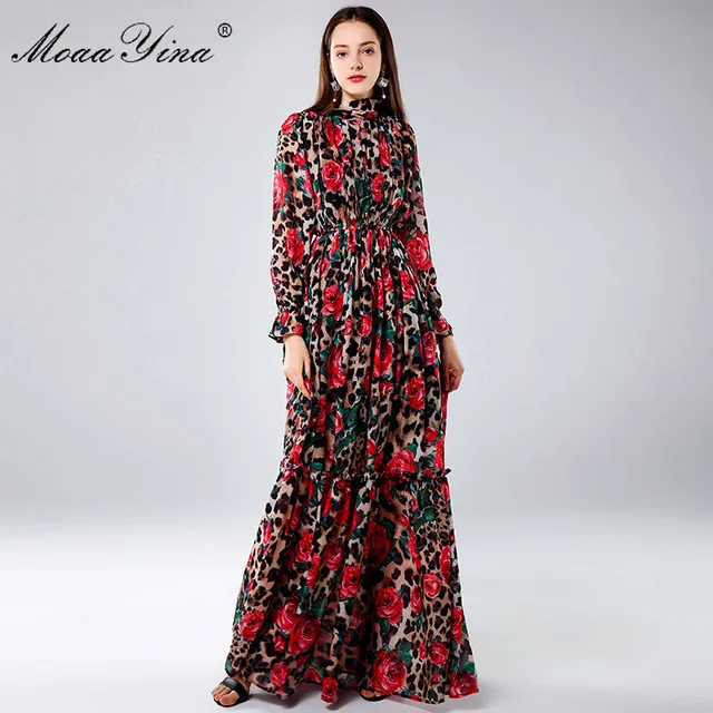 MoaaYina Fashion Designer Maxi Dresses 