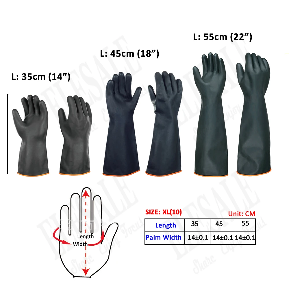 chemical resistant reusable gloves