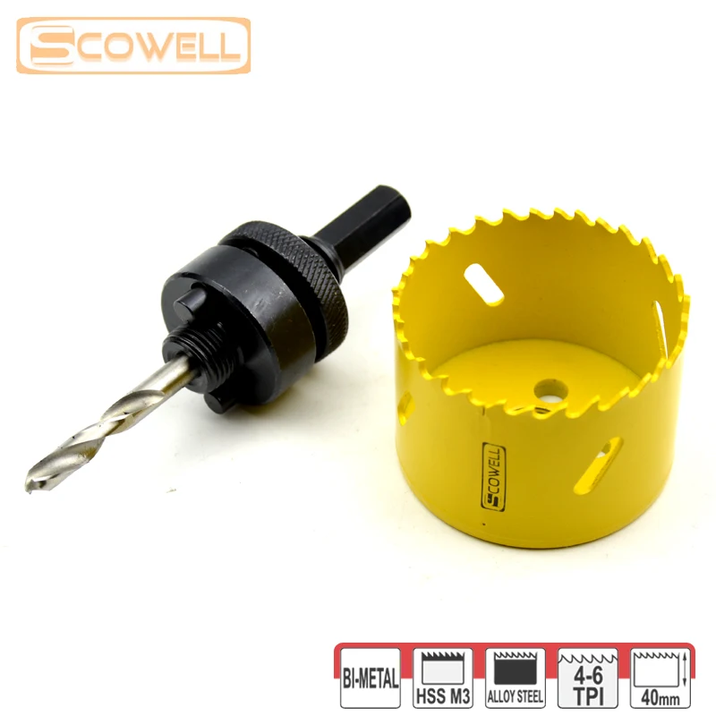 off 13pcs HSS Bi-metal Hole Saw Cutter 