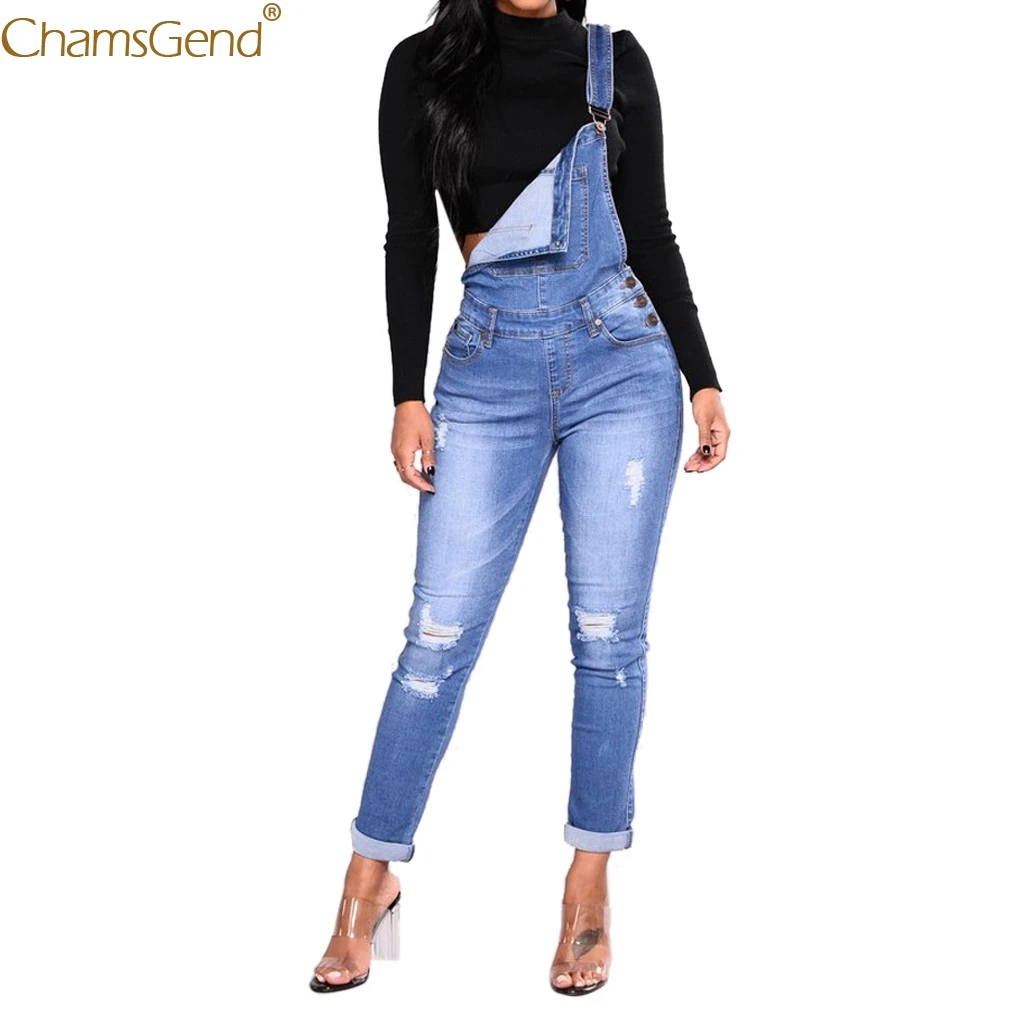 Rompers Womens Jumpsuit Summer Denim 