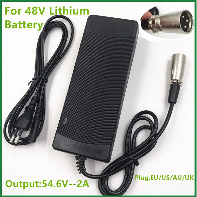 48v lithium battery charger for electric bike