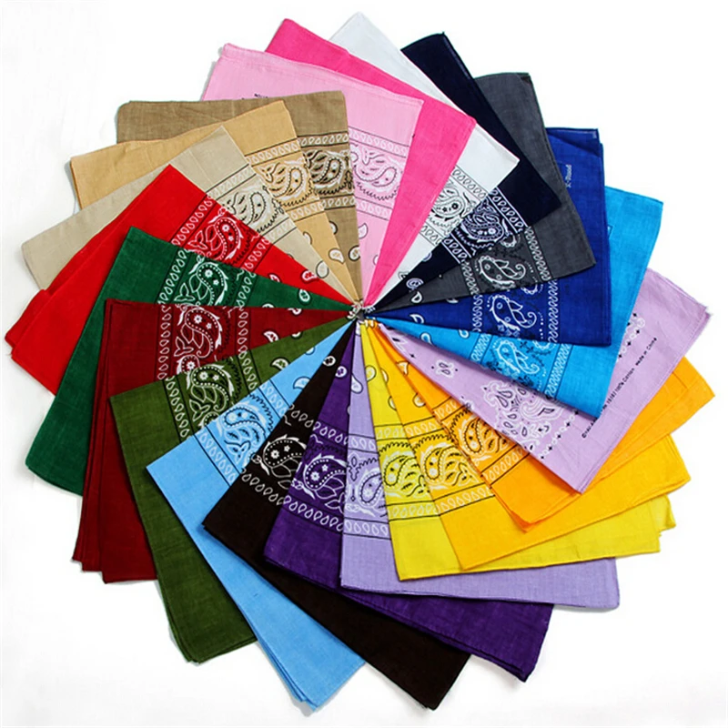 New Arrival Hip-hop Cotton Blended Brand Bandanas For Men Women Magic Head Scarf Scarves 0150-animated-img