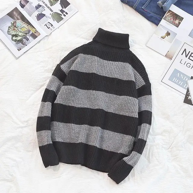 Korean Winter Sweater Men Warm Casual 