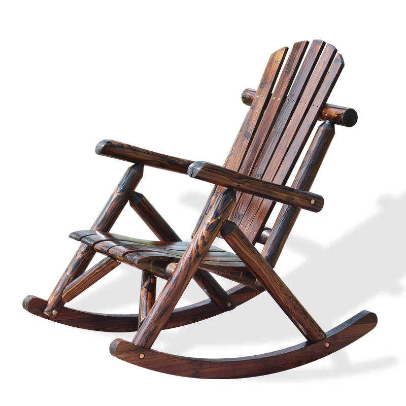 solid wood rocking chair outdoor