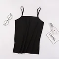 Summer Sexy Camisoles Women Crop Top Sleeveless Shirt Sexy Slim Lady Bralette Padded Tops Strap Skinny Vest Camisole preview-2