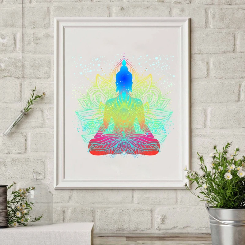 Zen Religion Meditation Buddhism Poster and Print Canvas Painting