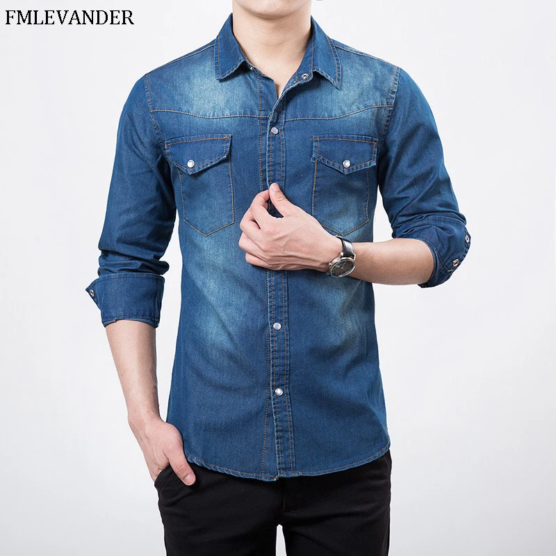 Denim casual shirt Clearance