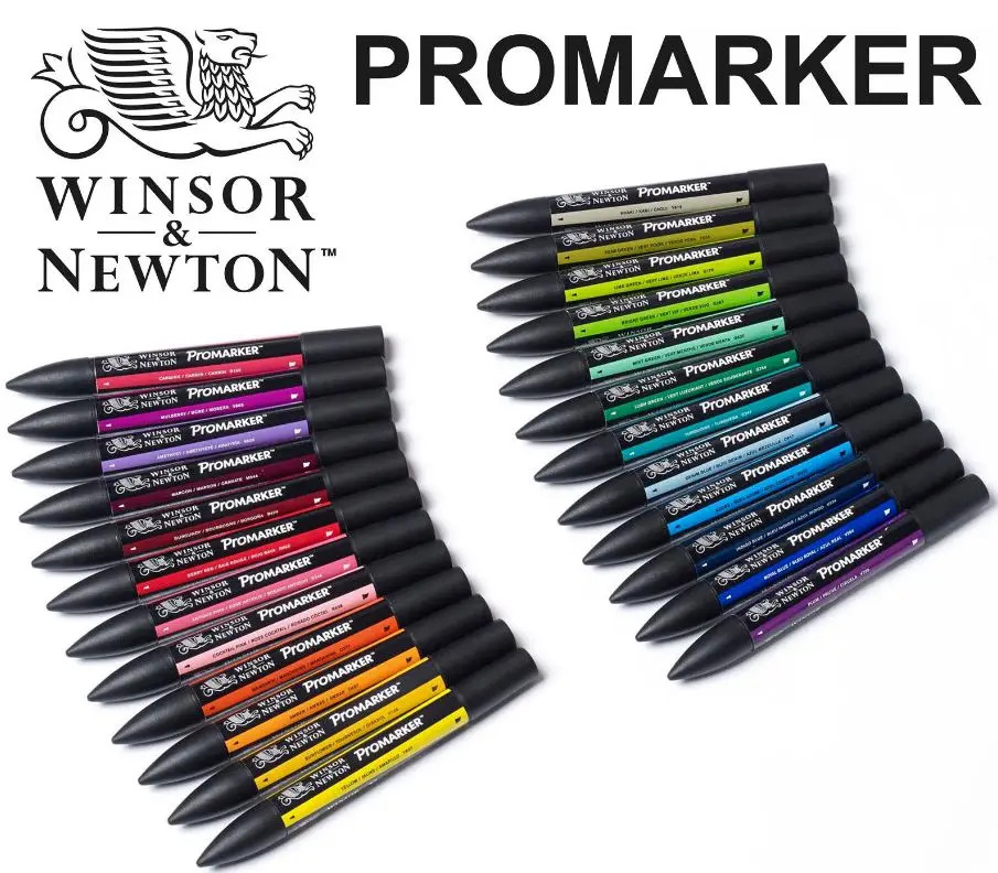 Professional Promarkers, 24/48 color, Double Head Oil Art Markers For Kids,  Alcoholic art painting animation