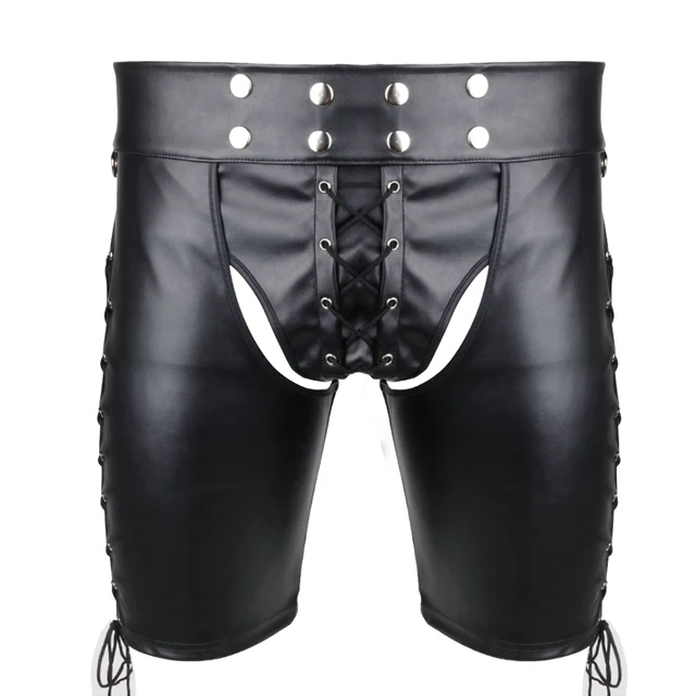 YiZYiF Gay fetish Men underwear Faux 