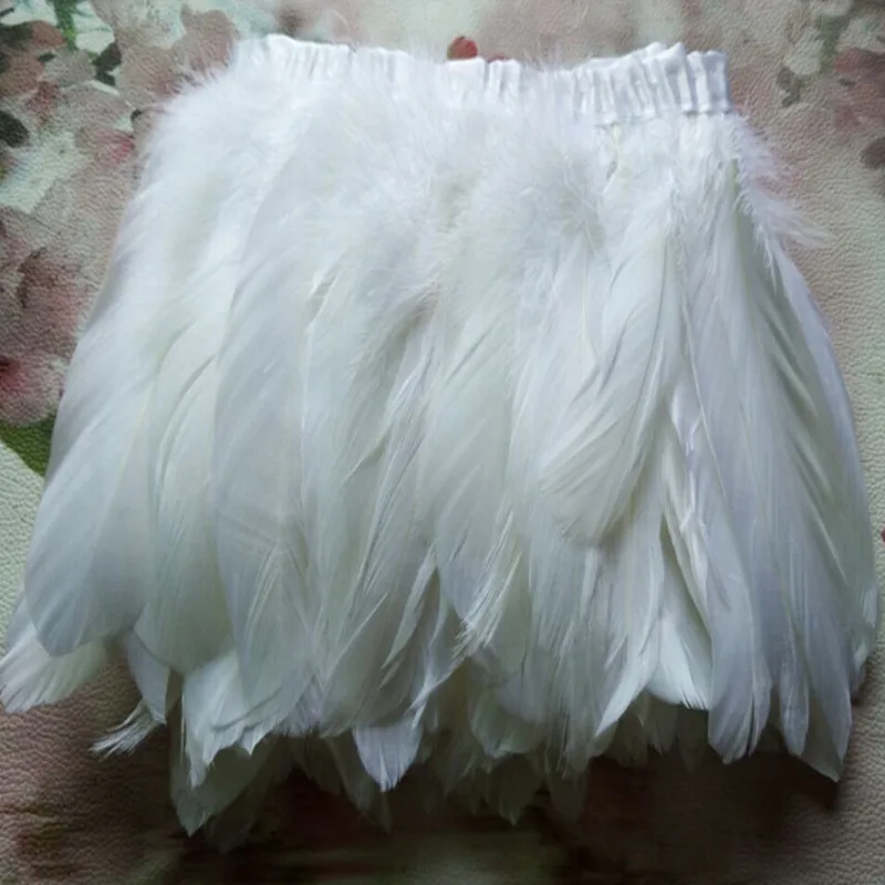 White Feather Goose Duck Turkey Feathers Feather Trim DIY Wedding Decoratin  Jewelry Accessories Plumes DIY Feathers