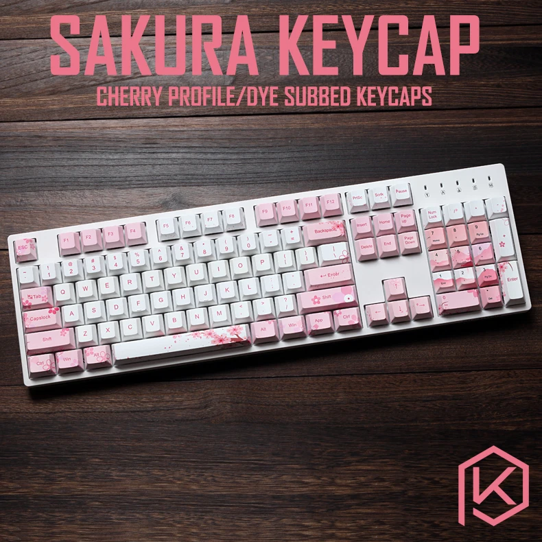 sakura pbt keycaps