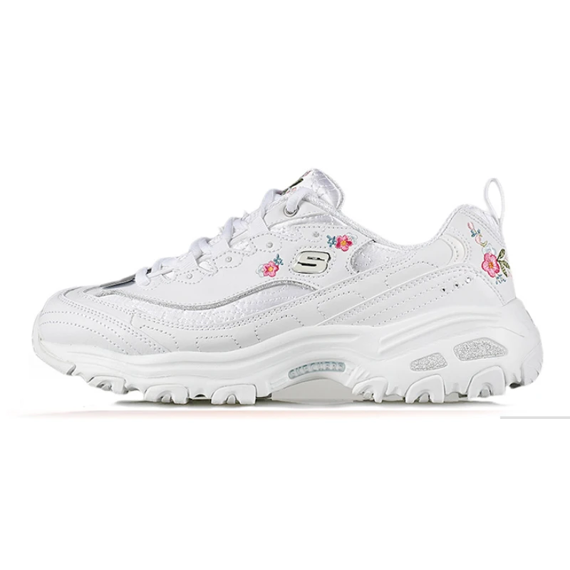 skechers white platform sneakers