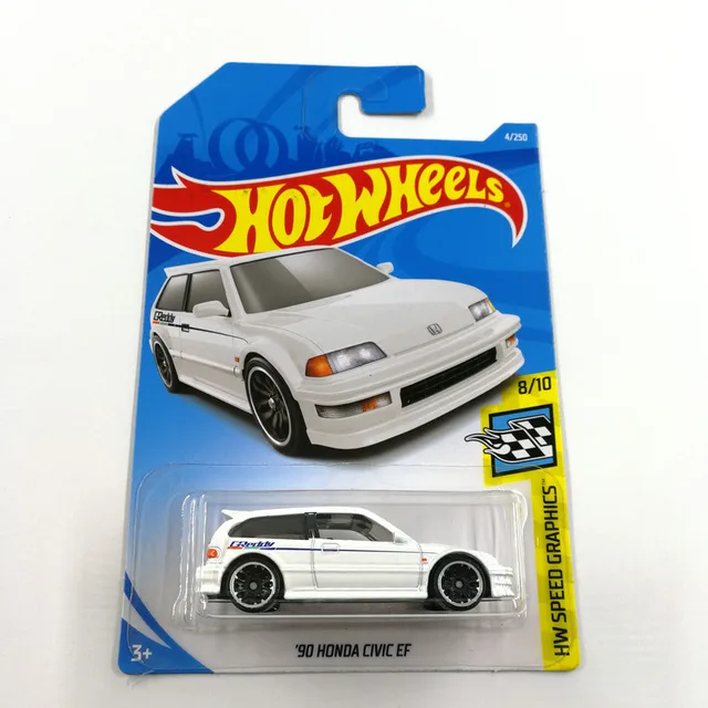2019 Hot Wheels 1:64 Car 90 HONDA CIVIC 