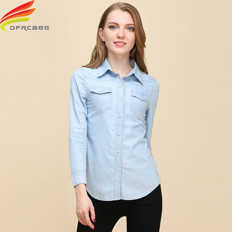 Blusa Jeans Feminina
