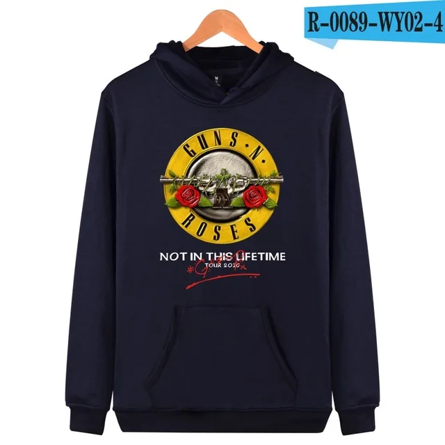 Guns and Roses Mens Hoodies Autumn 