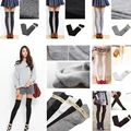2015 New 4 Colors Fashion Women's Socks Sexy Warm Thigh High Over The Knee Socks Long Cotton Stockings For Girls Ladies Women preview-4