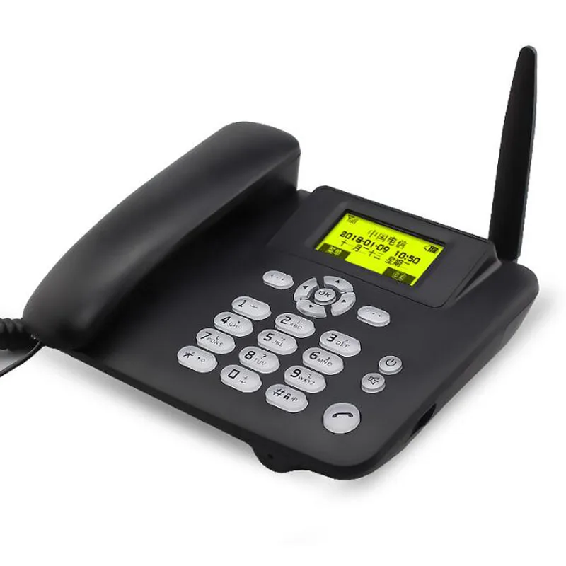 Купить Офисная электроника  GSM 900-1800Ghz Cordless SIM Card Landline  Telephone Multifunction Fixed Radiotelephones For Office Home Business