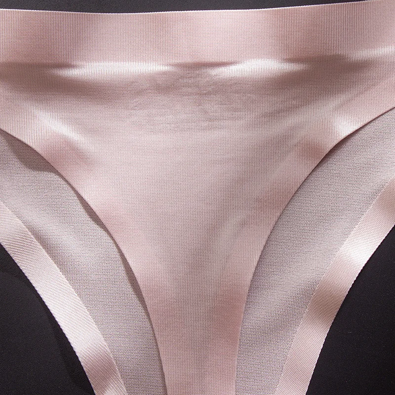 Αγορά Γυναικεία κιλότα  2020 Ice Silk Thong Panties Tangas Women