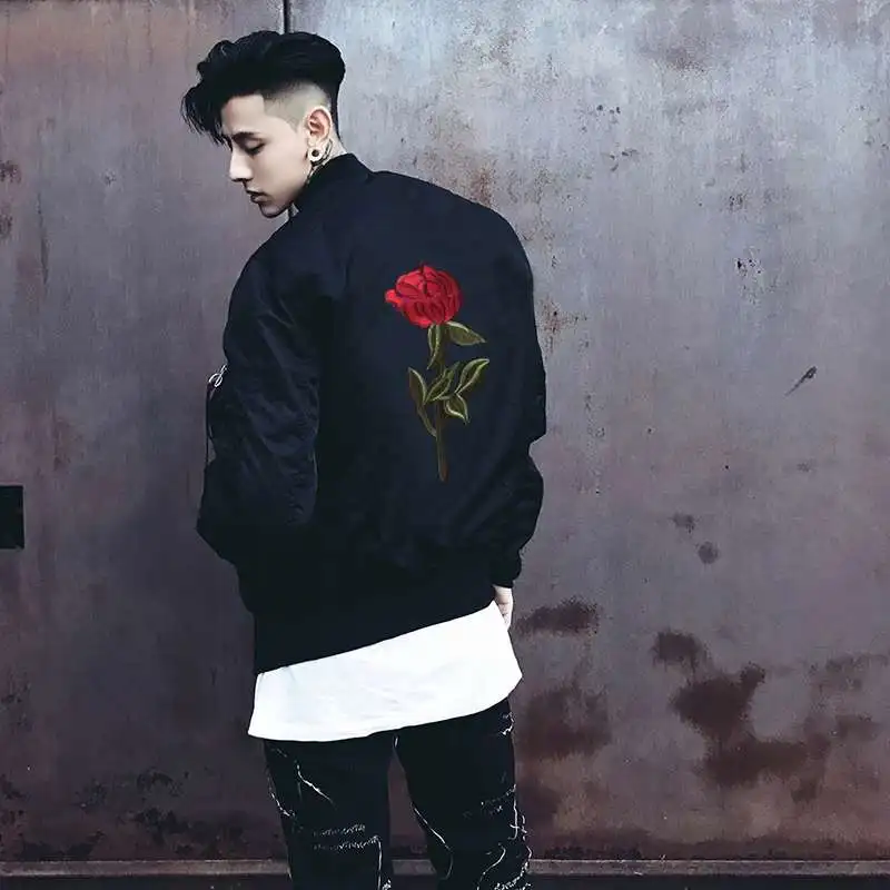 bomber jacket rose