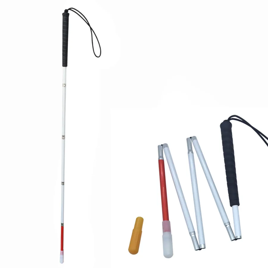 Folding Blind Cane Walking Cane Long Stick Foldable Mobility ...