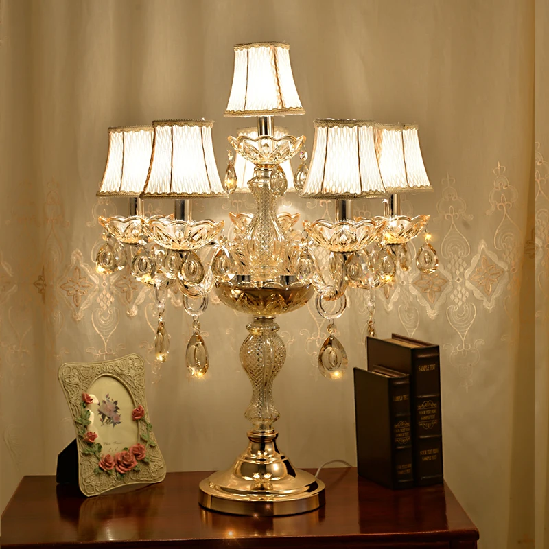 luxury crystal table lamps