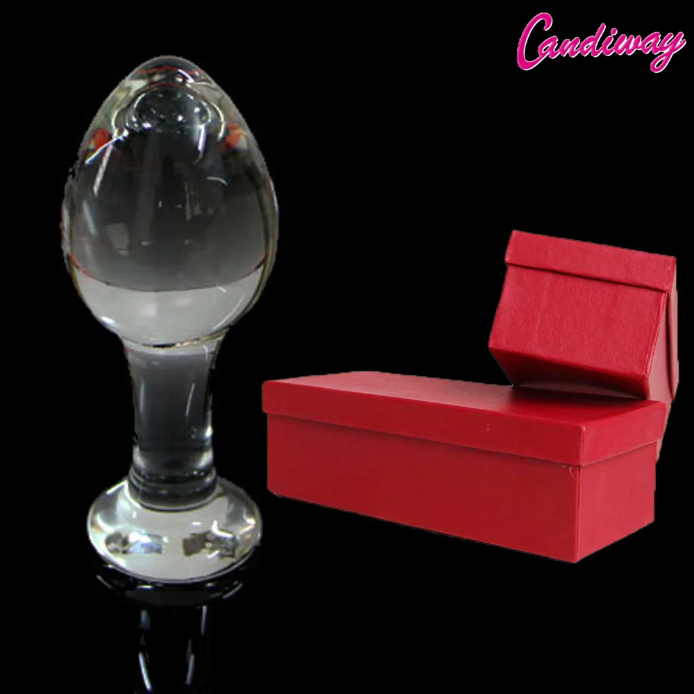 Купить Секс товары | Big crystal anal butt plug head pyrex glass huge ball  anus plug sex toys for women men gay female adult masturbation products