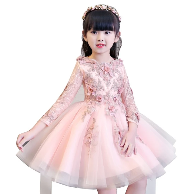 Glizt Flower Girls Pink Wedding Dresses 