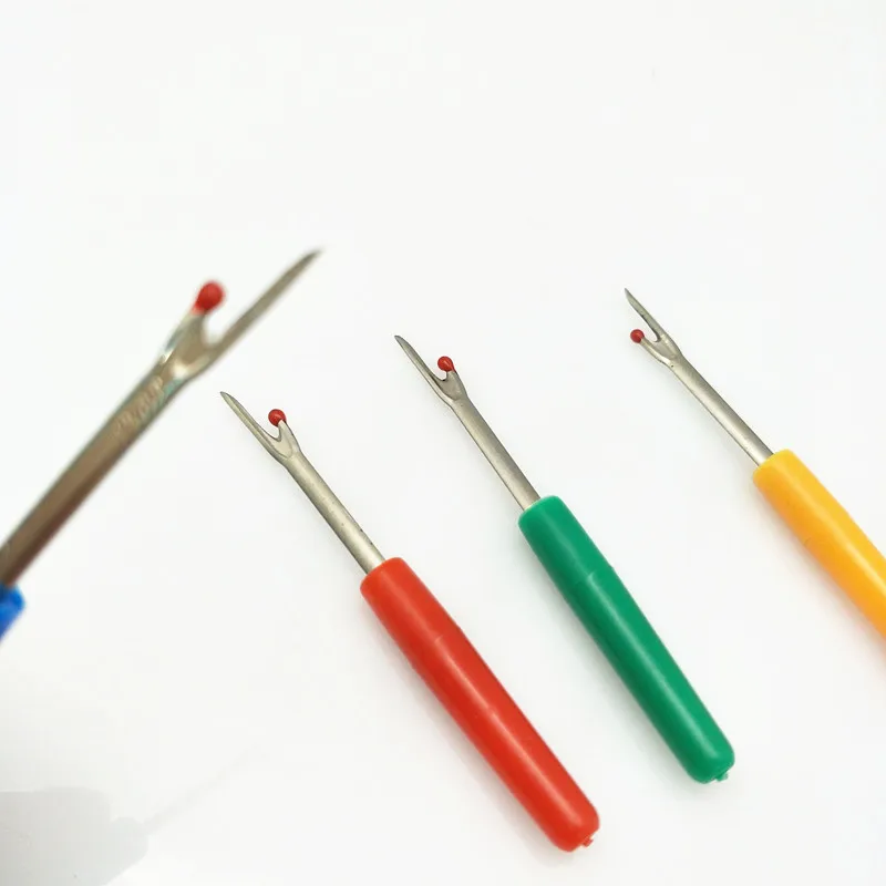 10Pcs Plastic Handle Craft Thread Cutter Seam Ripper Stitch Unpicker Sewing  T_$6