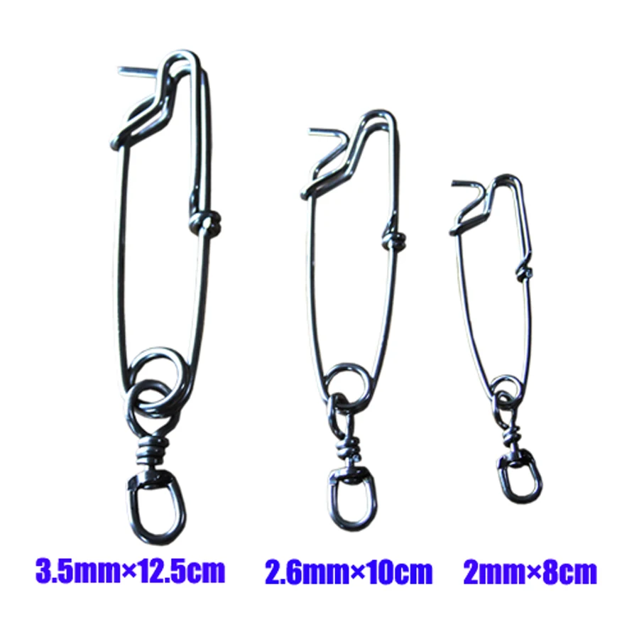 Αγορά Ψάρεμα  Long Line Fishing Tuna Clips Stainless Steel Clip Branch  Hangers with Crane Swivel Duo Lock Snaps