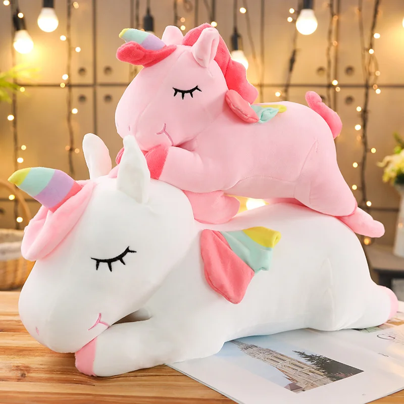 large unicorn cuddly toy