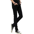 KSTUN Black Jeans For Men Slim Fit Stretch Men's Clothing Casual Denim Trousers Male Pants Streetwear High Quality Homme Boys preview-2