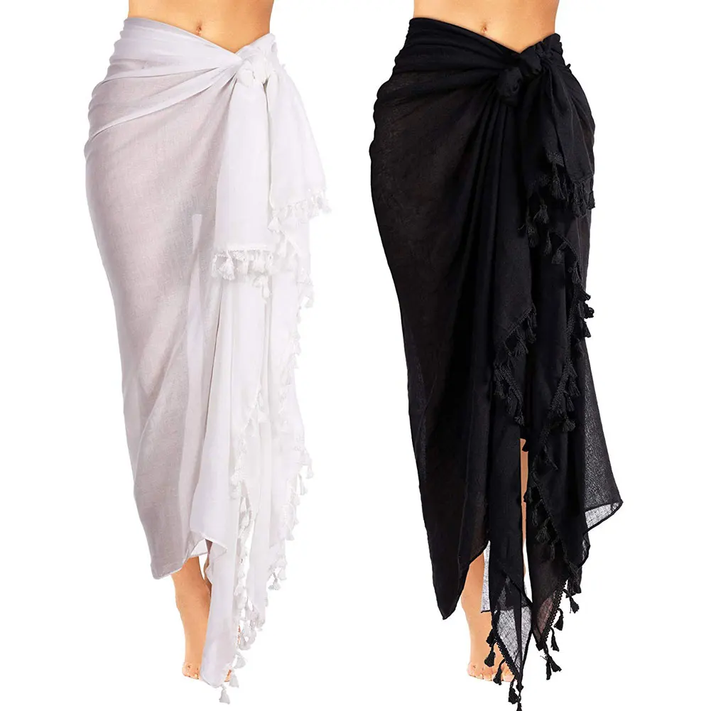 white cover up skirt