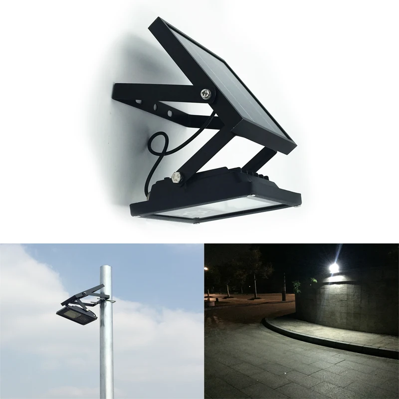 All Metal IP65 Waterproof 24LED Solar LED Flood Light Auto ON/OFF Outdoor Light for Garden Yard Wall Lamp 3 Power Mode-animated-img