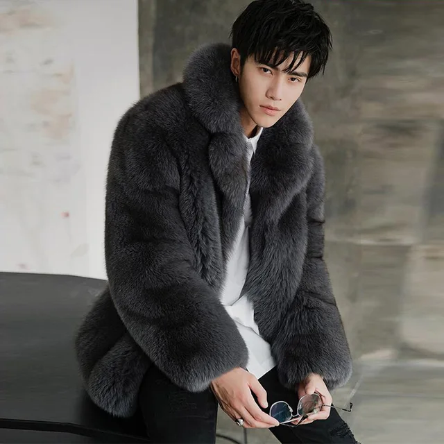 men's winter genuine fur coats & jackets