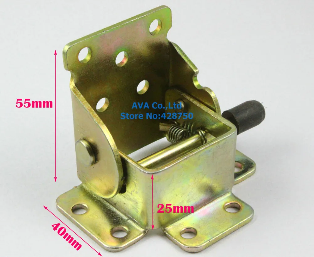 2PCS/Set 90 Degree Self-Locking Folding Hinges Hole-free Hinge