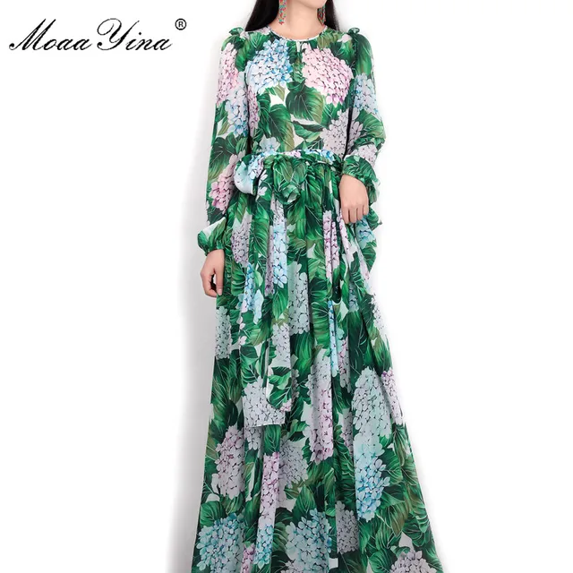 MoaaYina Summer Runway Maxi Dress 