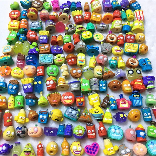 100Pcs/lot Popular Cartoon Anime Action Figures Toys HOT Garbage Doll The Grossery Gang Model Toy Dolls Kids Christmas Gift-animated-img