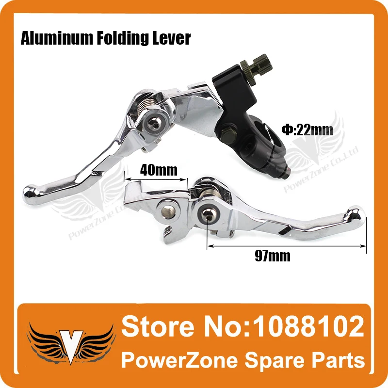 Aluminum Folding Clutch lever Brake Lever Fit CRF IRBIS Apollo Xmotos KAYO  BSE Pit Dirt Bike Parts Free Shipping!-animated-img