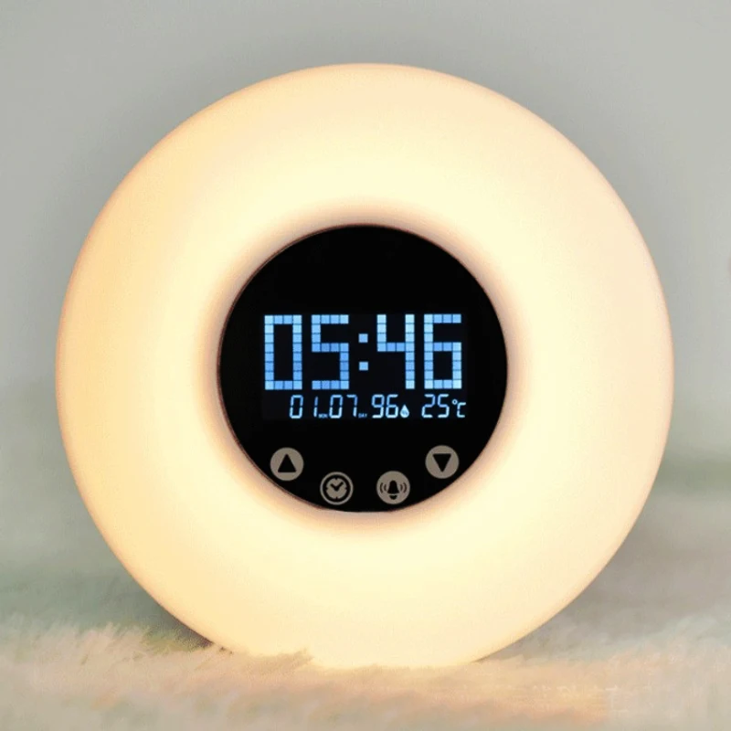 light up radio alarm clock