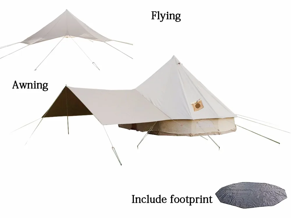 Danchel cotton bell tent with cheap two stove jacket