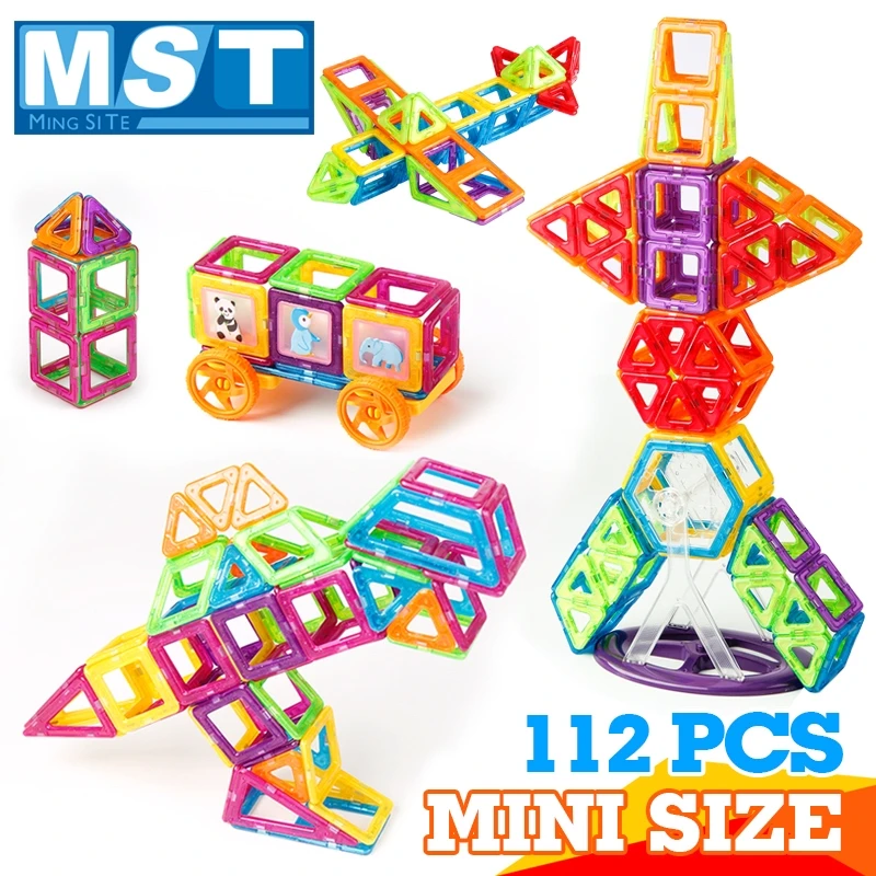 plastic magnetic building blocks