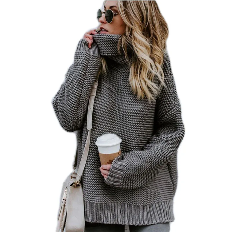 Coarse Pullover Women's Jumper 