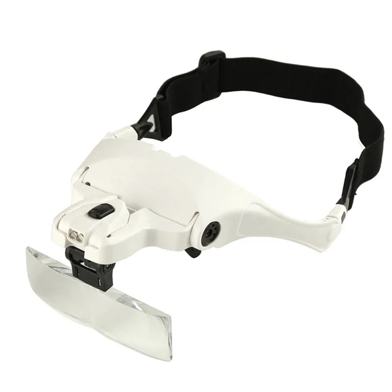 Magnifying Glasses magnifier 1.5X 2.5X 3.5X 5.0X USB Rechargeable With LED  Light