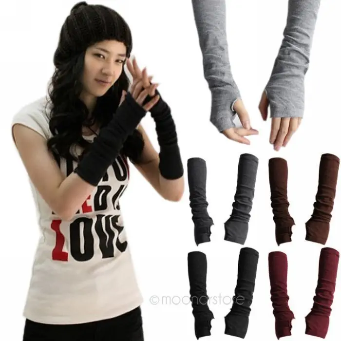 long half finger gloves