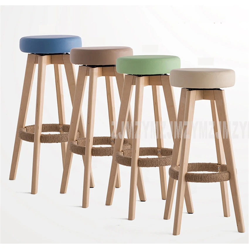 wood backless bar stools