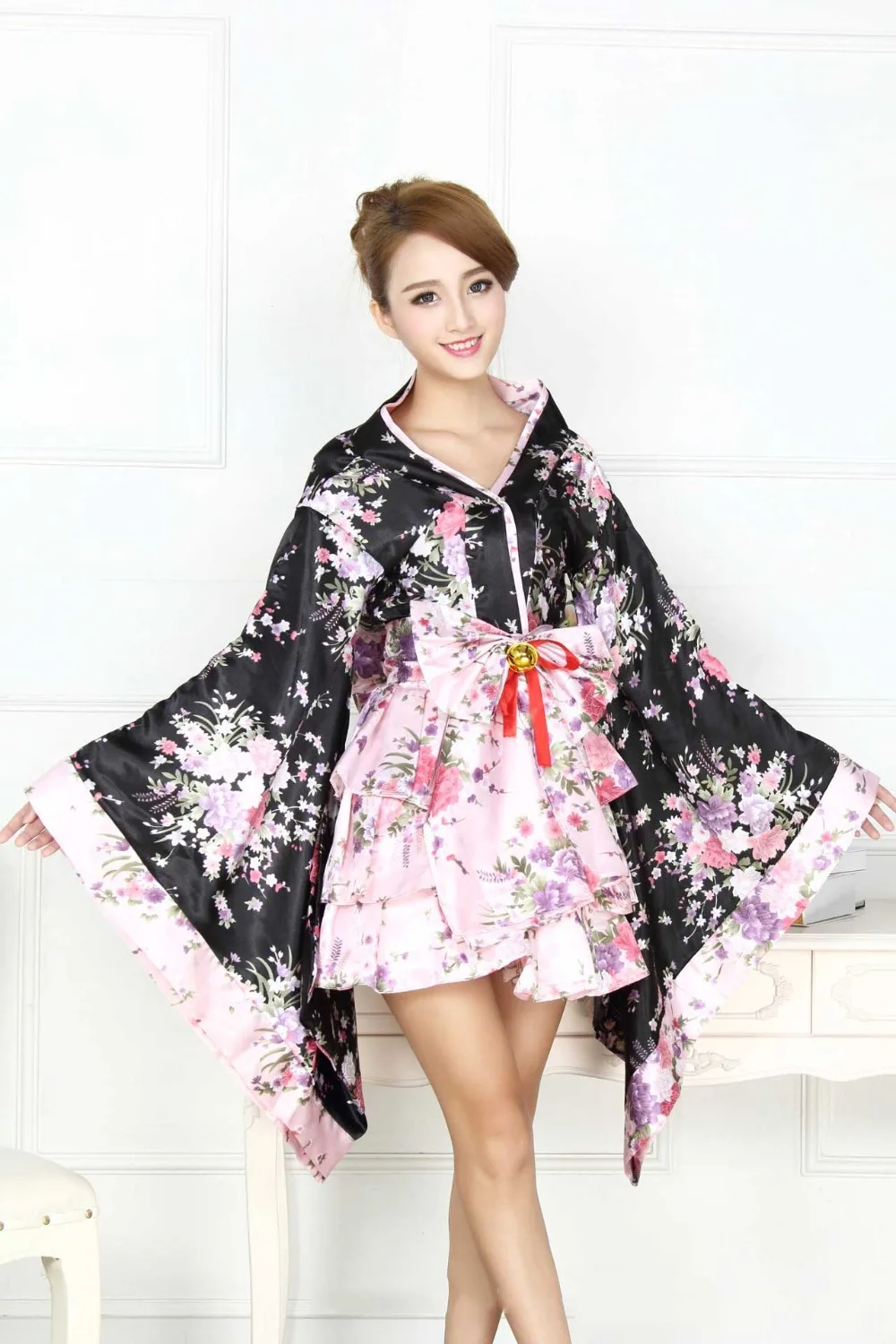 קנו אלי אקספרס | Women Japanese Kimono Sexy Costumes Sex Product Women  Anime Japan Lolita Maid Dress Erotic Lingerie For Women Baby Costumes