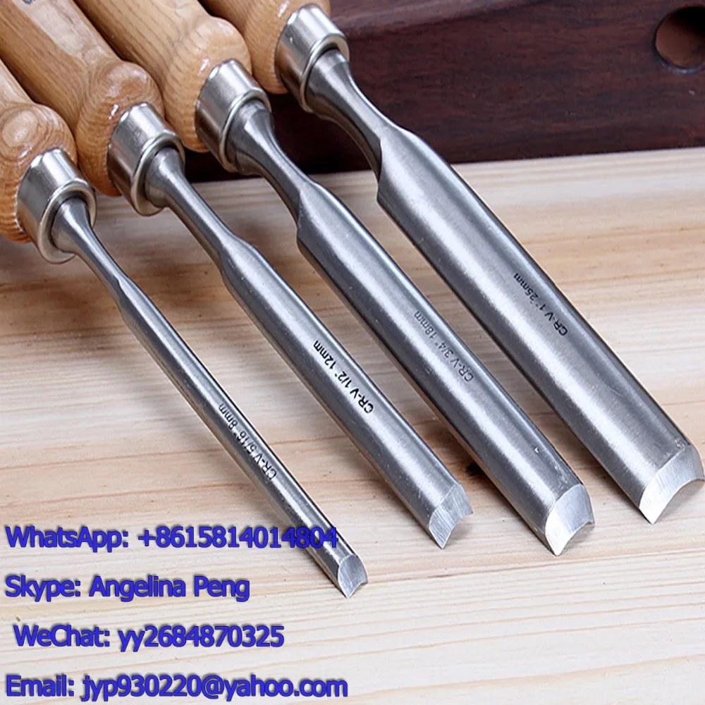 Professional Wood Carving Chisel 6/10/12/18/24mm Carpentry Flat