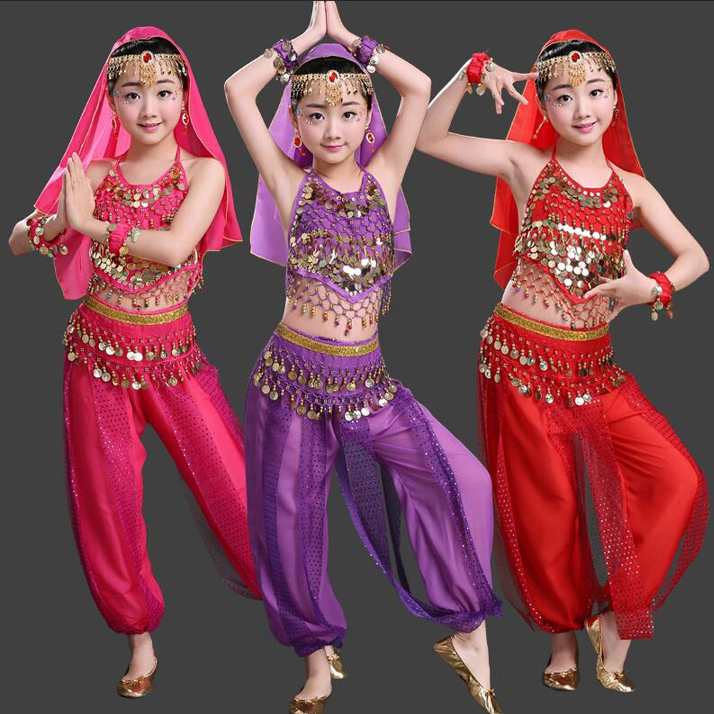 Belly Dance Harem Pants Bollywood Dancing Costume Red Hot Pink White Blue  Purple | eBay