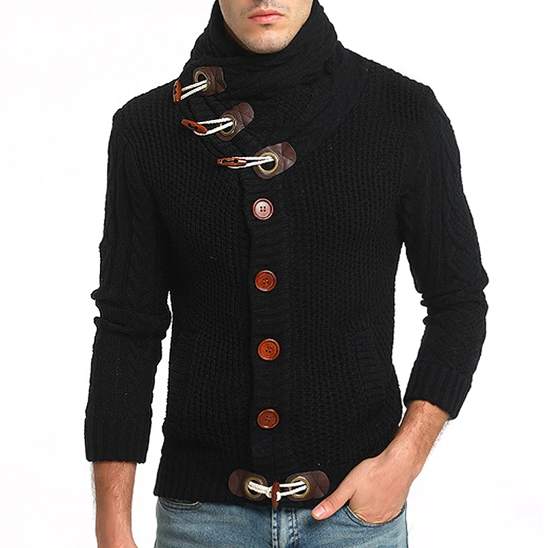 mens loose fit cardigan